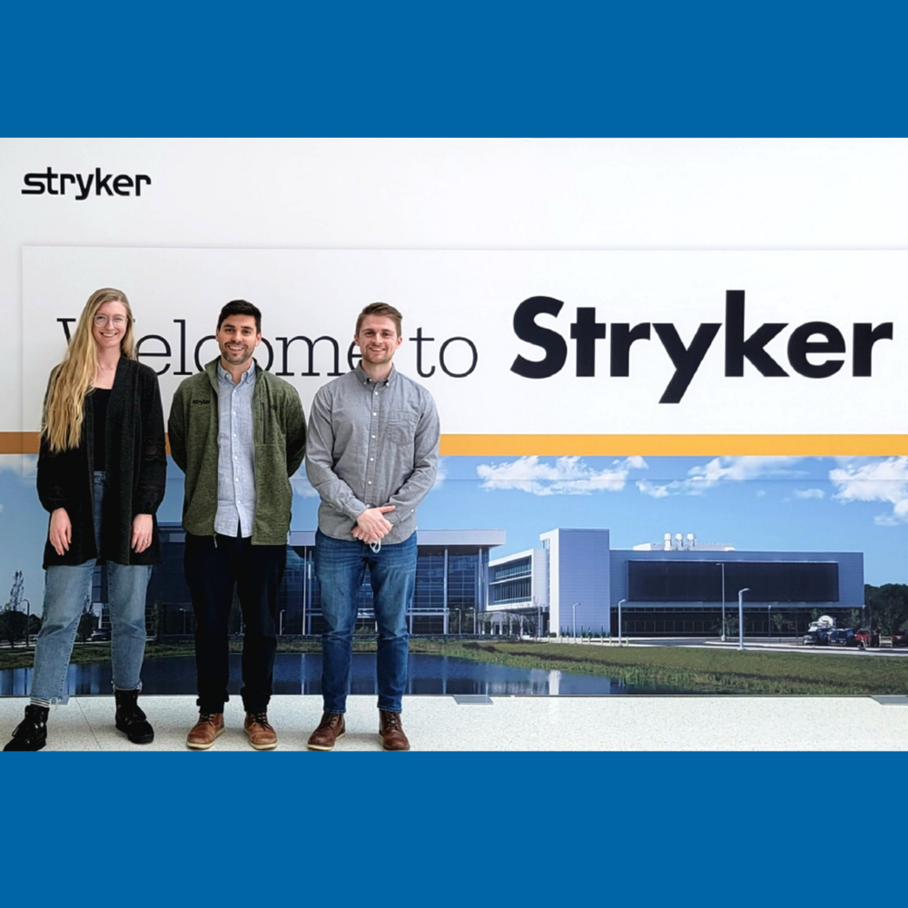 PCEC Alumni Spotlight: Three Engineering Graduates Employed with Stryker Reflect on their GVSU Education